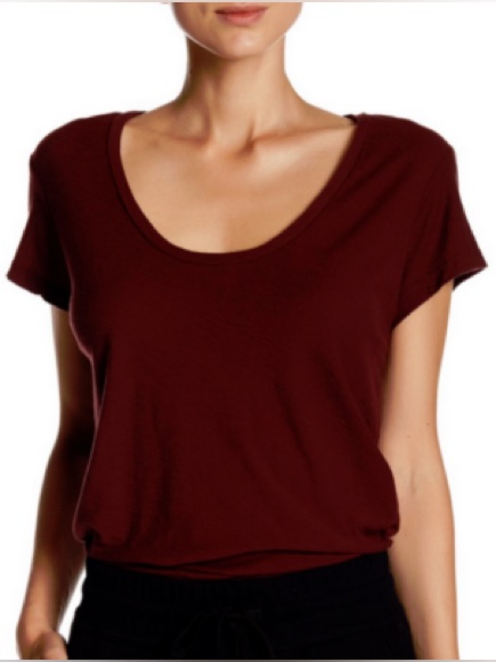 STANDARD James Perse Short Sleeve Scoop Neck Tee